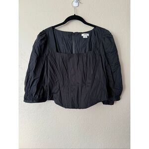 Jason Wu Corset Puff Sleeve Top